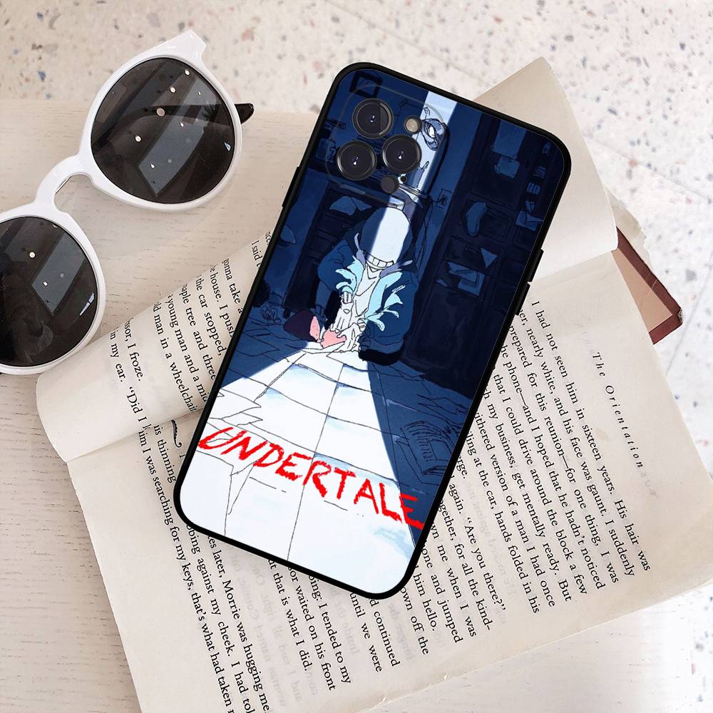 U-Undertale Game Phone Case For IPhone 17 Air 16 15 14 Plus 13 12 Mini 11 Pro Max Black Cover