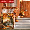 2D Flat - 2D Flat - 2D Flat Autumn Thanksgiving Maple Leaf Truck Thanksgiving Garden Flag_New_3 (1)- Garden Decoration Double S, Home Decoration, Yard