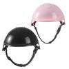 Pet Motorcycle Helmet Ear-Exposing Pet Hat Adjustable Lightweight Hard Material Black Pet Helmet Ear Hole Pet Helmet Cat Dog Hat