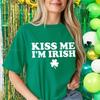 Womens Tshirt St Patricks Day Graphic Tops Funny Short Sleeve Shamrock Shirts Cute St Pattys Printed Tee Unisex Cotton Camisetas