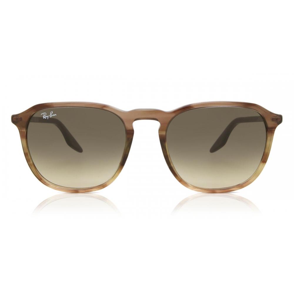 

Ray Ban Rb2203 13920a Unisex Sunglasses Transparent Green Brown Striped/55-20-145