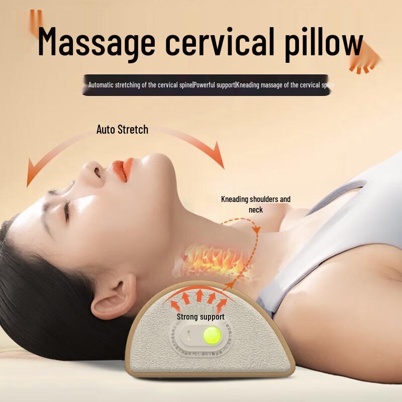Hezheng Heated Cervical Spine Massager Pillow
