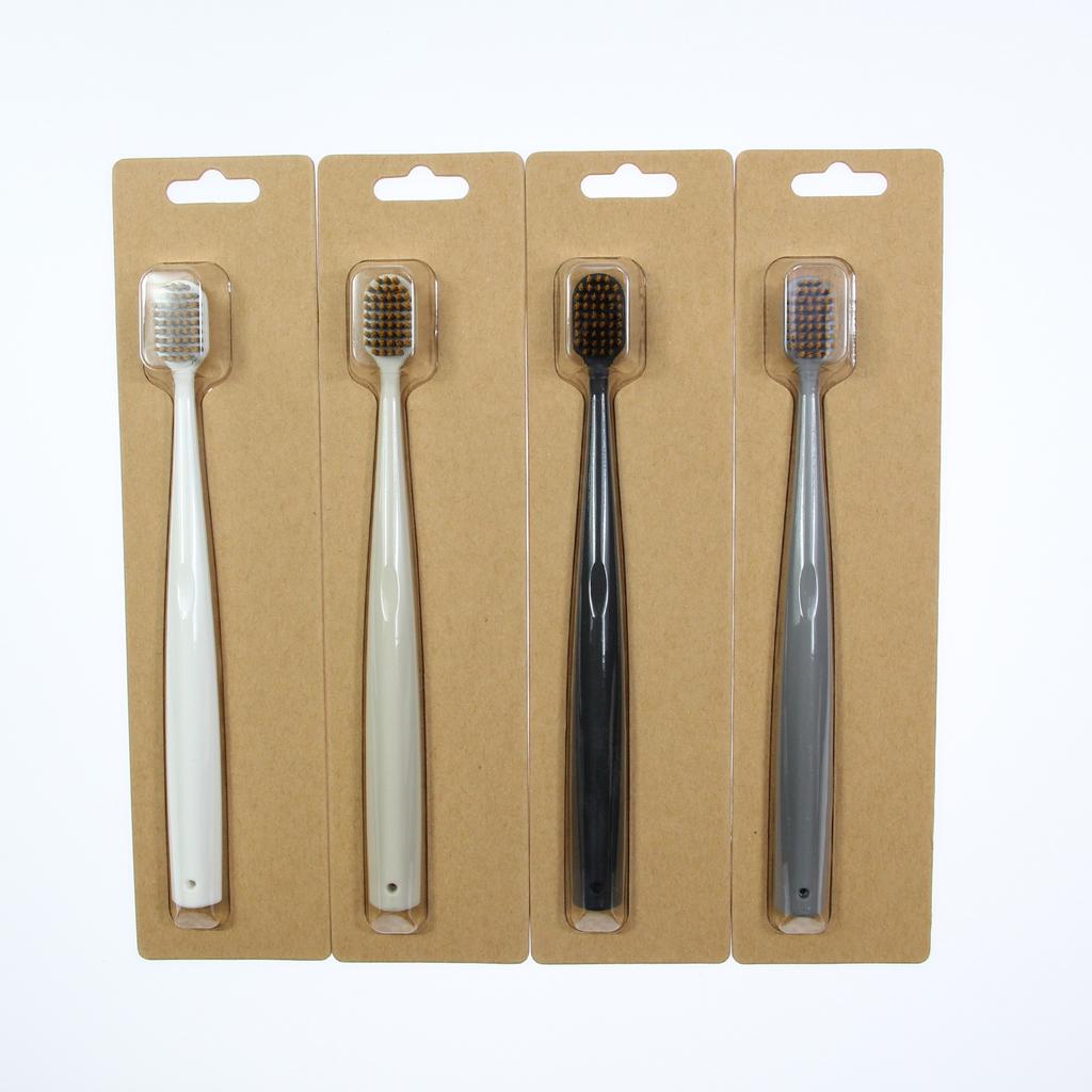 Small Quantity Ready to Ship Adult Eco-friendly PLA Toothbrush Corn Starch Biodegradable Luxury Tooth Brush