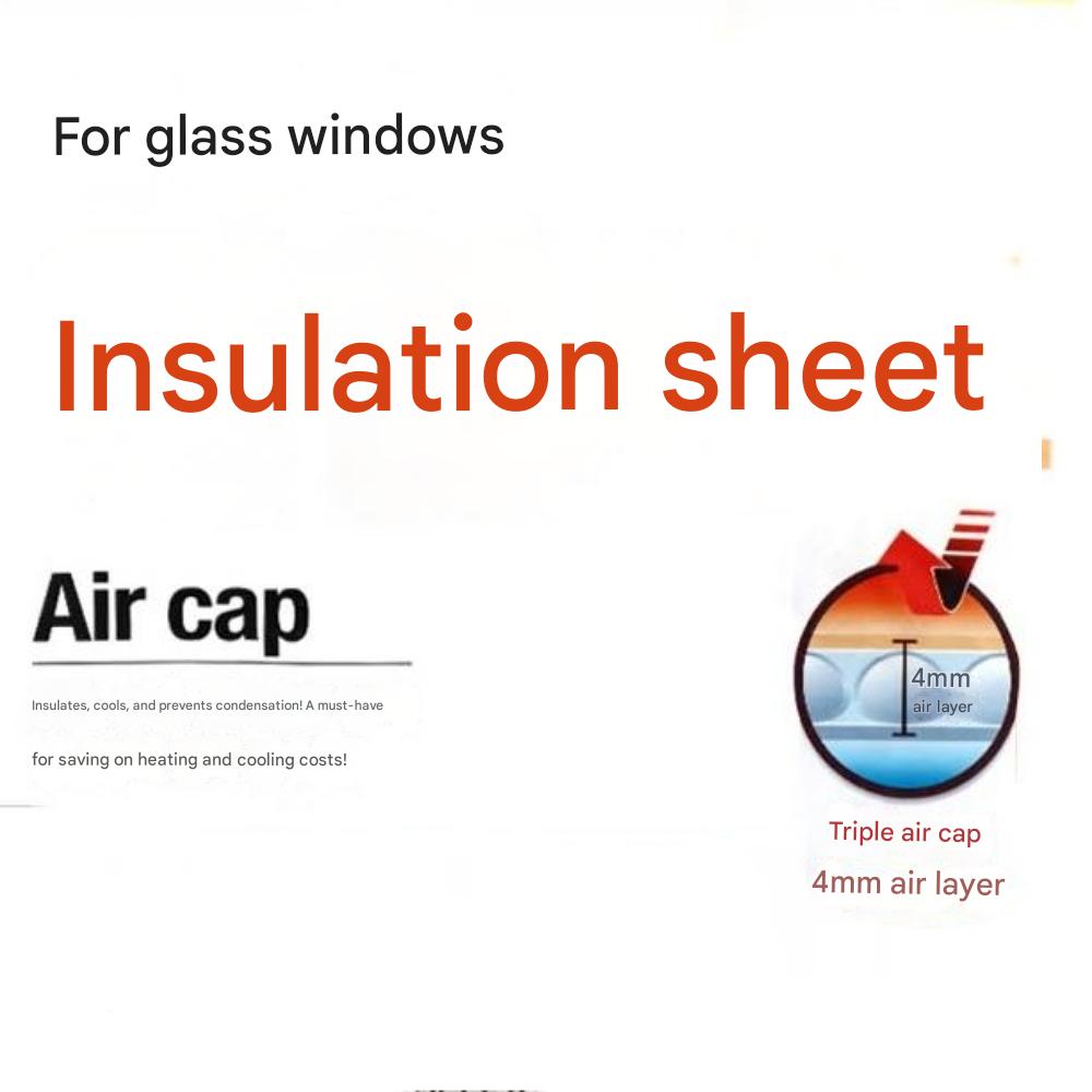 For Glass Windows Insulation Sheet, Air cap 1.0 x 6 m, 4mm air layer, Triple air cap