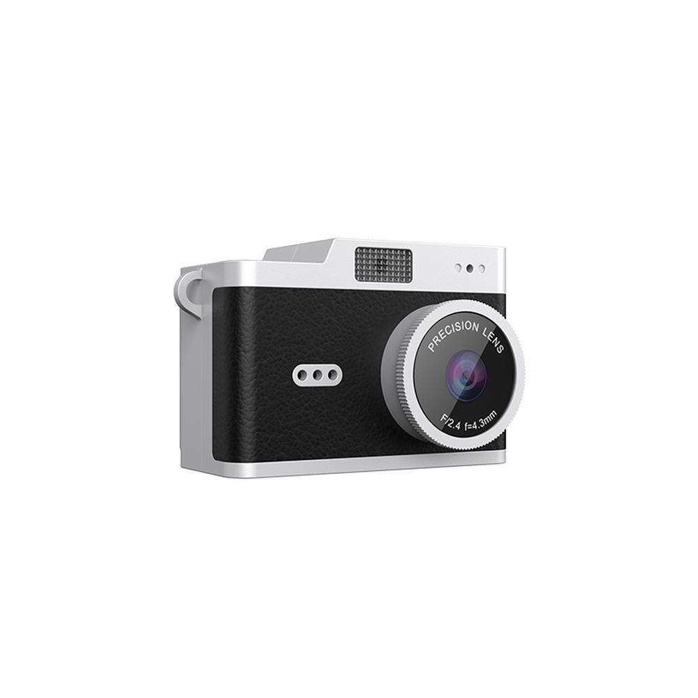 Retro Digital Camera 1080P Video Recorder LED Fill Light Keychain Camera 0.96 Inch IPS Screen Portable Mini Digital Camera