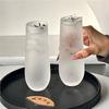 Transparent Coffee Cup Cocktail Glasses Vertical Grain Phnom Penh Glass Water Cup Juice Cup Coffee Cups