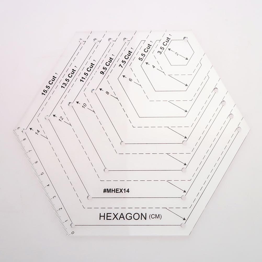 Buy Quilting Ruler Acrylic Clear Patchwork Ruler Template Sewing ...