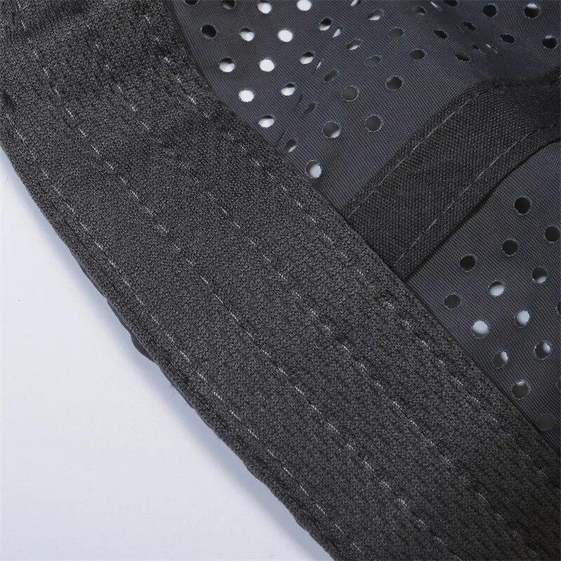 Solid Color Light Plate Men's Hat Summer Breathable Large Mesh Cap Fast Drying Sun Protection Shade Baseball Cap