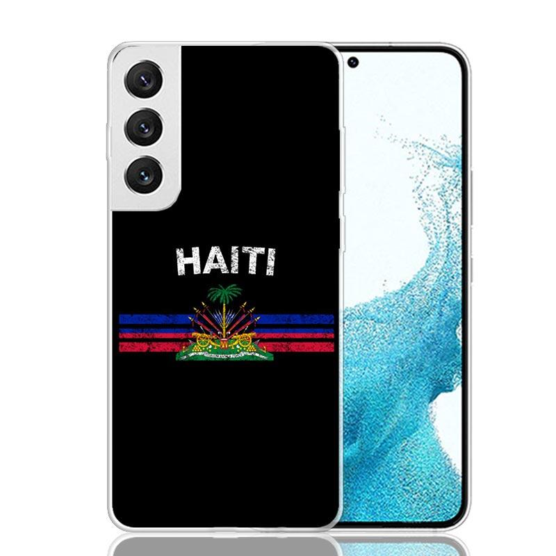 Haiti Haitian Flag Phone Case For Samsung Galaxy S26 S25 Edge S24 S23 FE S22 Ultra S21 Plus S20 + Fundas Cover Coque Galaxy S25