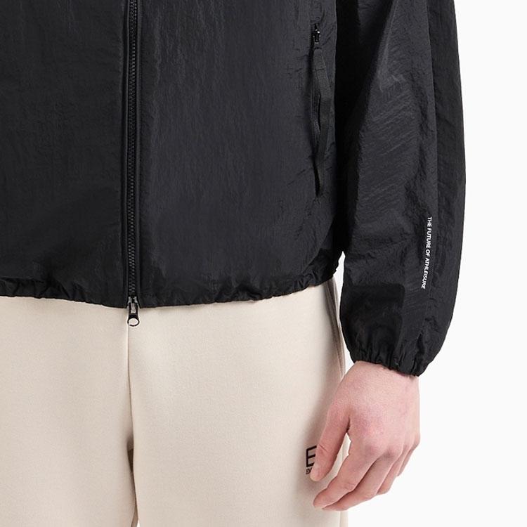 Emporio Armani EA7 SS24 Jackets & Coats Unisex Black 3DPB19-PNFVZ-1200