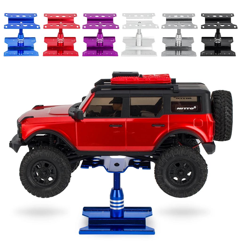 Aluminum Rc Car Repair Stand Workstation for Axial Scx24 Fcx24 Traxxas Trx4m 1/16 1/18 1/24 Scale Rc Truck Crawler Buggy