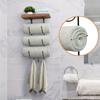 1 Pc 3 Layers Wall-Mounted Towel Rack: Sturdy, Space-Saving Bathroom Organizer for All Towels - Sleek, Multi-Purpose Storage 245g