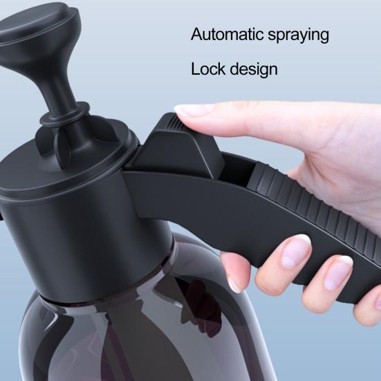 0.5 Gallon Foam Sprayer Hand Pump Sprayer Portable Spray Bottle with 2 Nozzle Safety Valve for Garden Plant Watering Car Washing And Cleaning