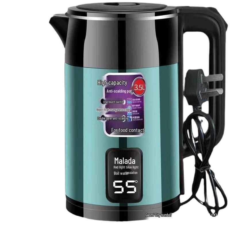 Elektrická konvice s velkým objemem, automatickým vypínáním a ochranou proti chodu nasucho