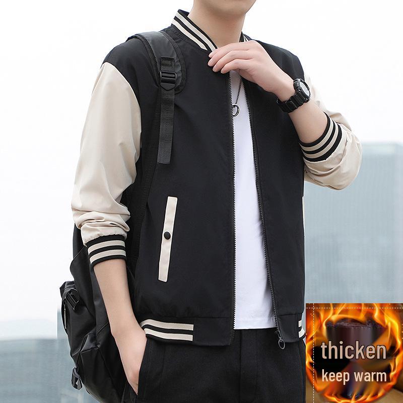 2022 Spring/Autumn Men's Korean Style Casual Stand Collar Baseball Jacket