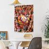 Galatasaray Custom Your Name Wall Decor Tapestry Art For Pet Memorial Birthdaywedding Party Backdrop Family Gift