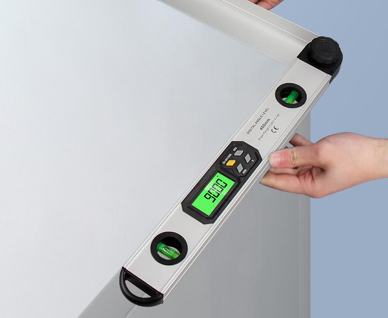 Digital Protractor & Level Ruler with Bubble - High Precision Measuring Instrument