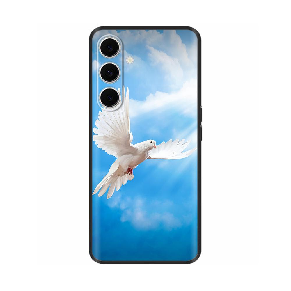 For Samsung Galaxy S24 FE Case Soft Black Silicone TPU Coque for Galaxy S24 Plus S24+ S24FE 5G Phone Cover Capa S 24 FE Shell