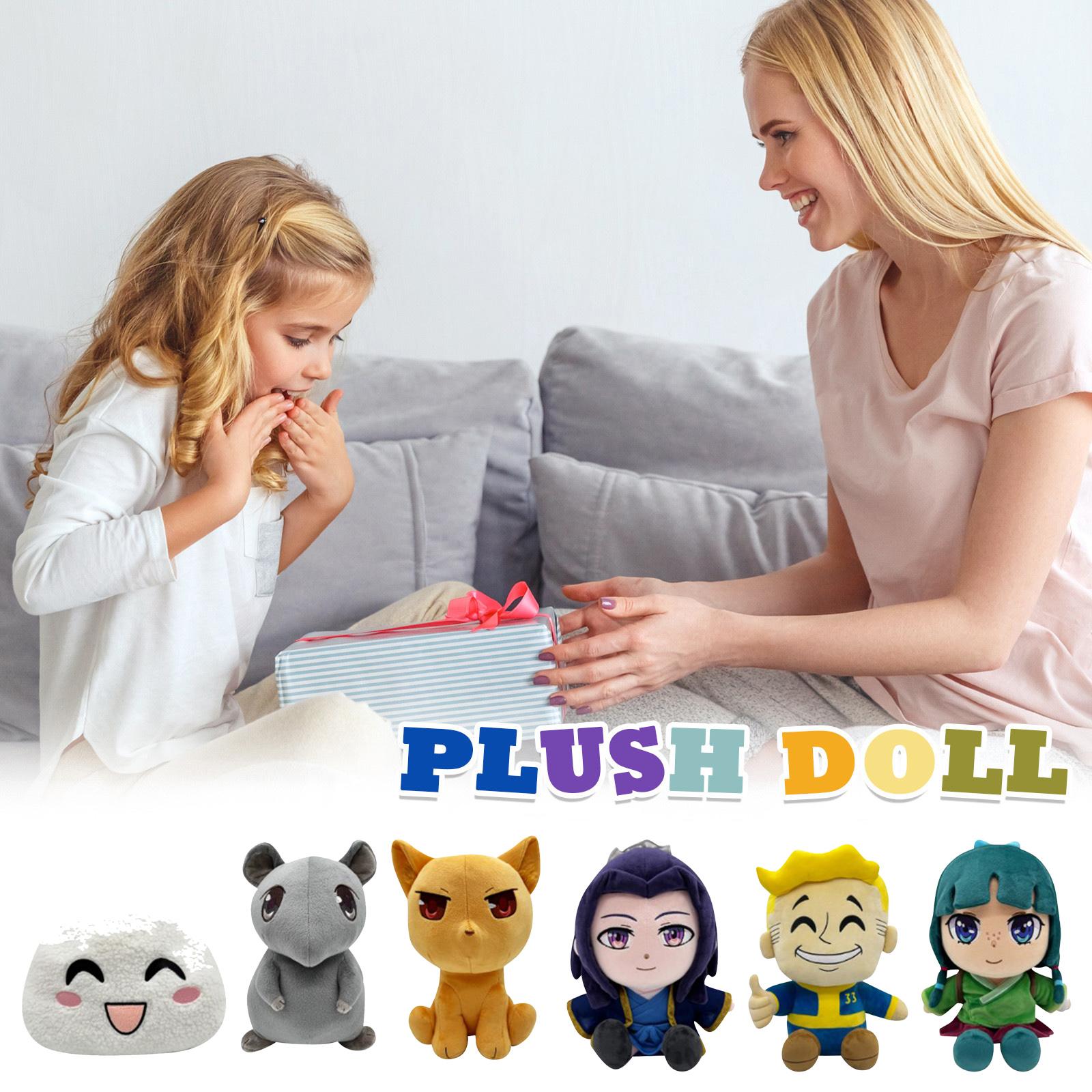 

Плюшевая кукла, Игрушка в подарок, Мультфильм, Детская тряпичная кукла, Детская подарочная подушка One Size