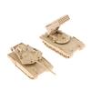 For Boys 1/4Pcs Tos Rocket Artillery Military Fighting  1/144 Plastic 4D Assembled T-90Ms Main Battle Tank Model