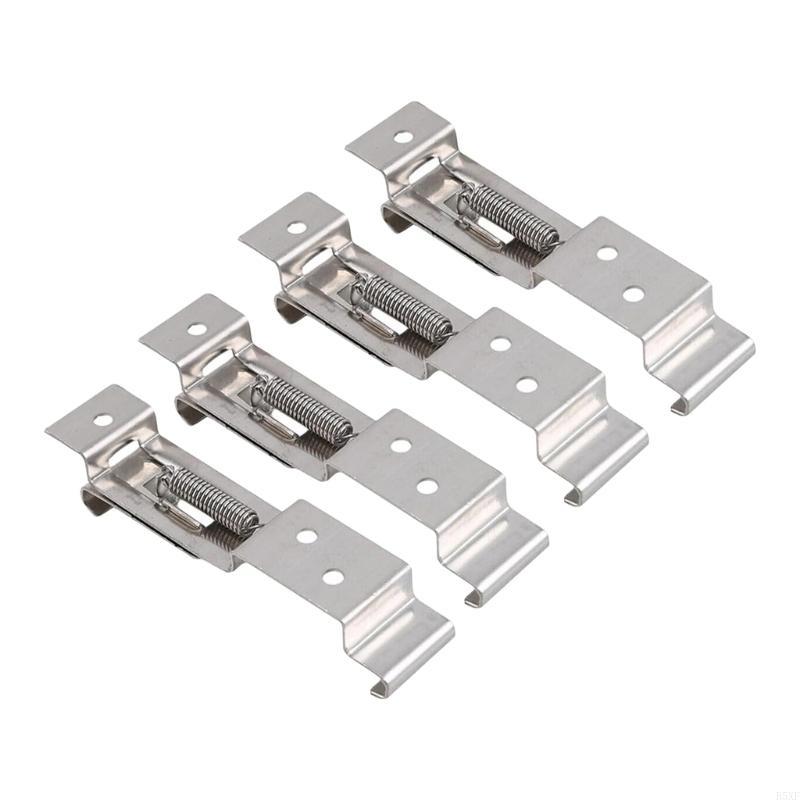 2025 New Pack of 4 Trailer Number Plate Stand License Plate Bracket Metal Number Plate Clip Frame Number Plate Hold for Truck