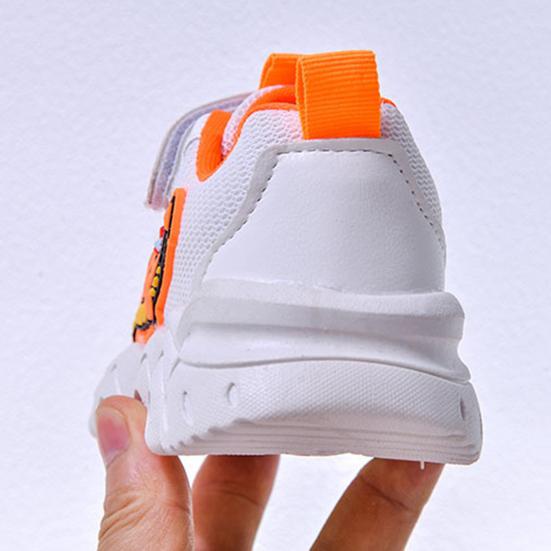Kinder-Sportschuhe mit Dinosaurier-Motiv, atmungsaktive Mesh-Sneaker für Jungen und Mädchen, Kleinkinder, leichte Lauflernschuhe mit rutschfester Innensohle, für draußen und drinnen, für die Schule