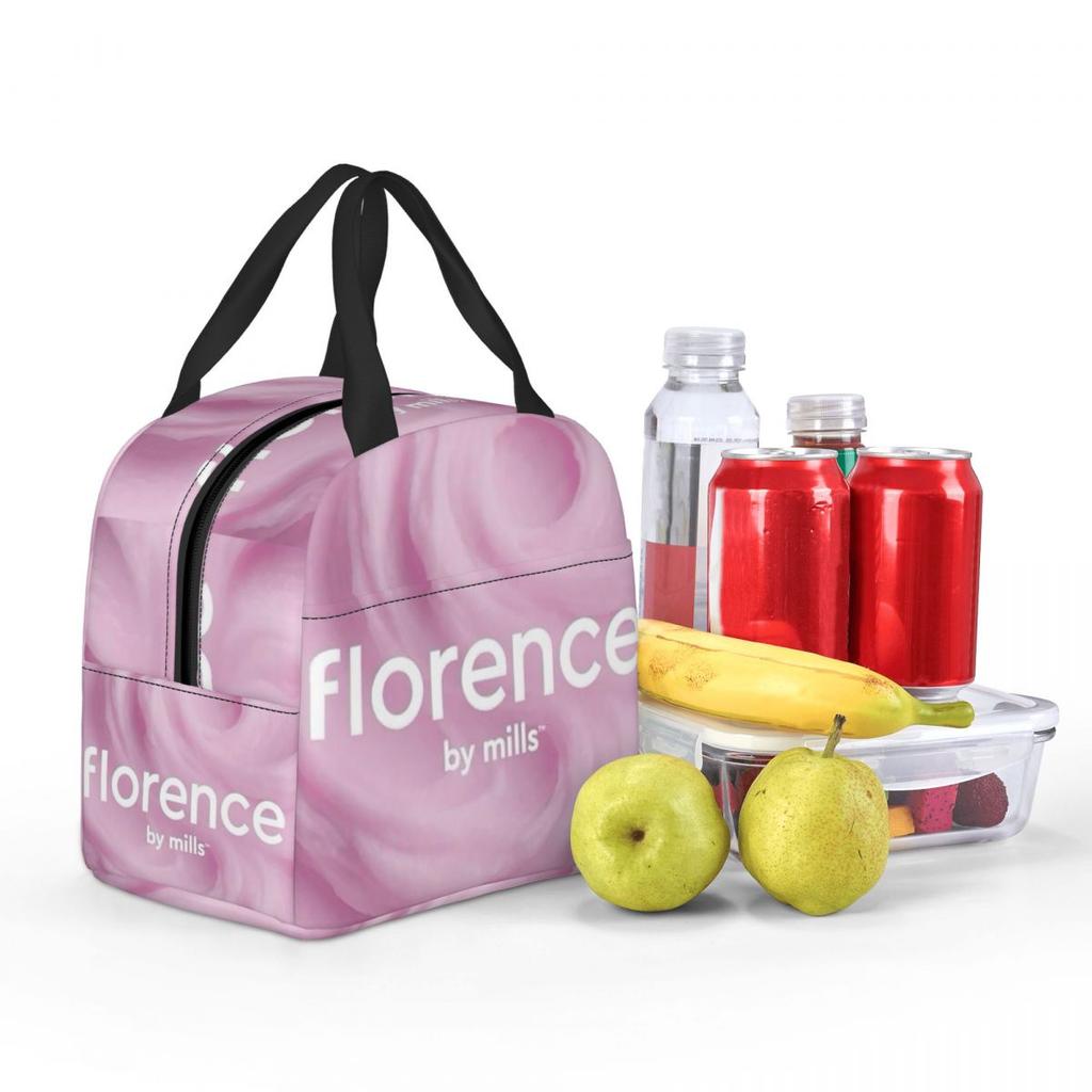 Florence By Mills Insulated Lunch Bag for Women Children Portable Food Boxes Thermal Lunch Box Tote