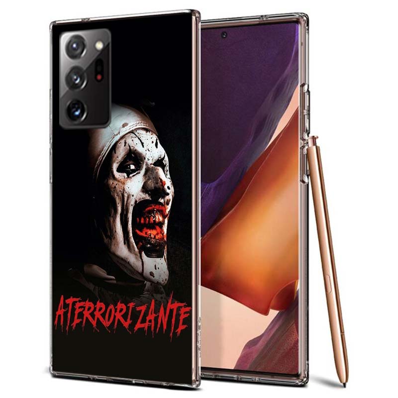 Horror Movie Terrifier Phone Case for Samsung A55 A35 A25 A15 A07 A05S A16 A17 A26 A36 A37 A56 A57 Galaxy Note 20 10 A50S A71 A5