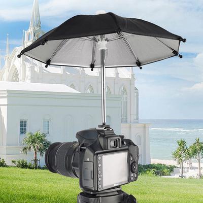 Black Dslr fotoaparát deštník slunečník Deštivý držák pro obecný fotoaparát Pographic