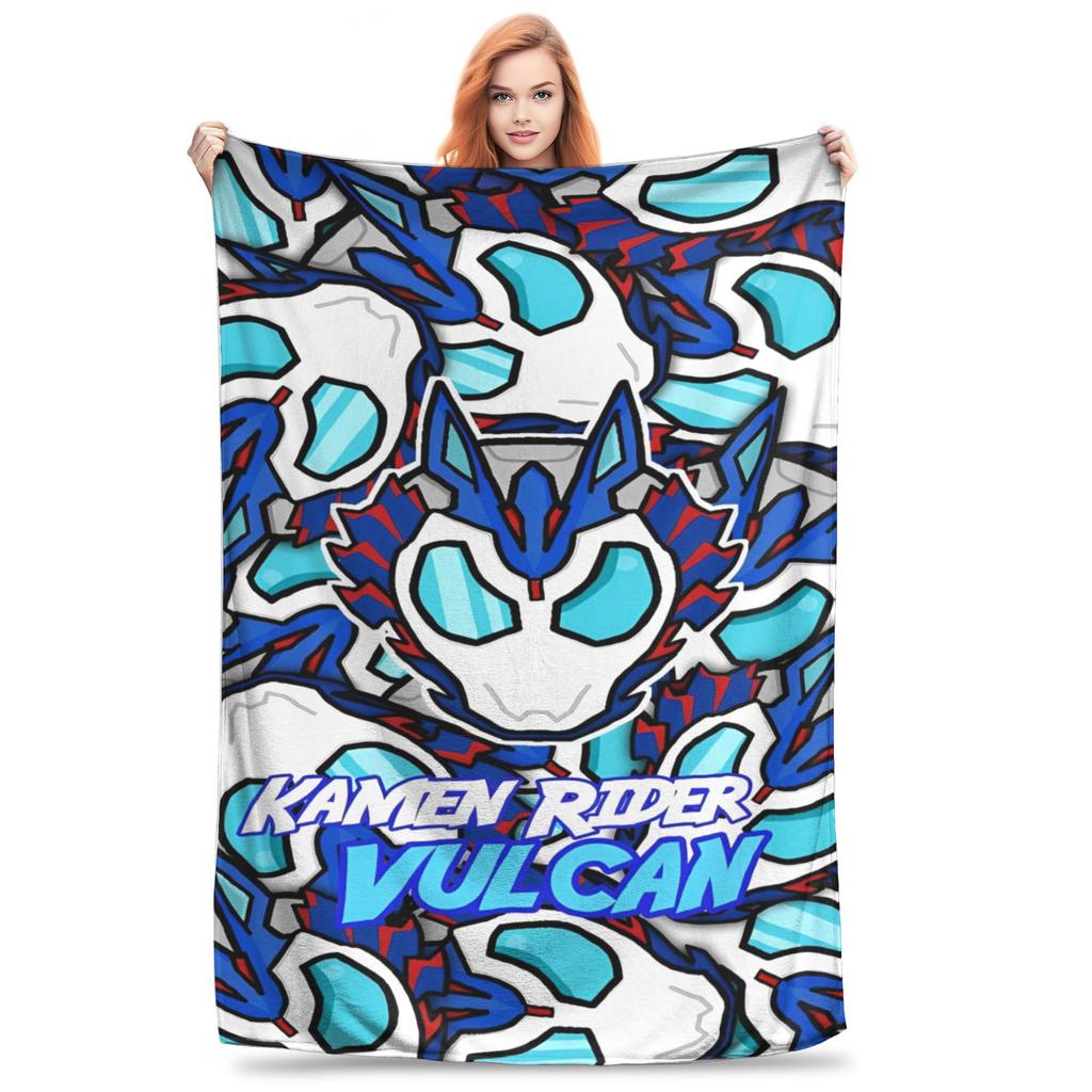 Super Soft kamen rider anime Throw Blanket Premium Flannel Fleece Lightweight Bed Blanket Fuzzy Plush Bedspread All Season Use