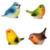 Yousheng Mini Bird Figurine Tiny Resin Bird Cake Topper Miniature Bird Animal Figure for Dollhouse Accessories Fairy Garden Plant Pot Ornaments