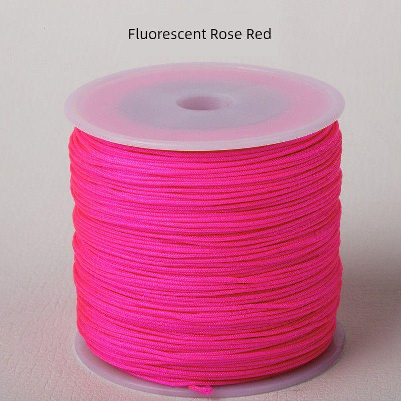 No. 72 Jade Thread 100 M Handmade Braided Rope Bracelet Red Rope Braid Rope Thread Carrying Strap String Jewelry Thread DIY Material