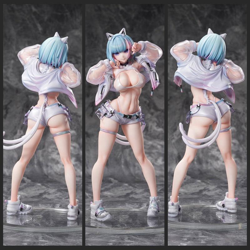 Near Future Cat And Miu Two-Dimensional Beautiful Girl, Cute Cat Girl 1/6 Chassis Model Ornament Boxed Figure