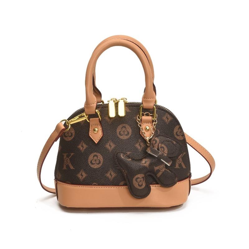 Guteco's neue Damenhandtasche Handtasche Alterssichtigkeit Kontrastfarbe Mode Nische Retro Muscheltasche Tragetasche