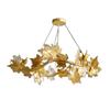 Modern Minimalist Maple Leaf Chandelier: Creative Luxury Lighting for Living Room, Restaurant, and Bedroom