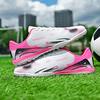 Men's Soccer Boots Turf Hightop Outdoor Indoor Football Shoes Sneaker TF Cleat Training Athletic for Youth