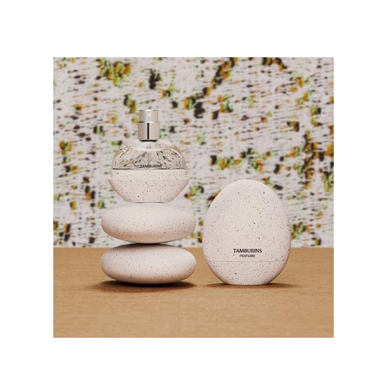 新品*TAMBURINS THE EGG PERFUME BLUE HINOKI Blue Hinoki Tamburins perfume - a novo fragrância