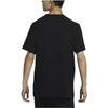 Nike Logo Print Crew Neck Short Sleeve T-Shirt Men Tops Black DZ2876-010