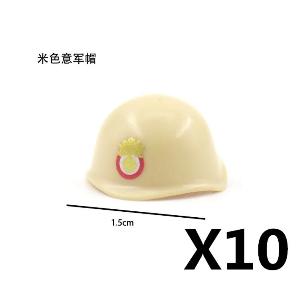 Military WWII MOC Hat Helmet Building Block German  US Soviet Soldier Figure Helmet M1 40 Beret  Accessories Brick Toy Gift K025