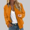 Women Slim Casual Long Sleeve Print Cardigan Zipper Tops Outerwear Shirt Jacket For Women