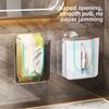 Plastic Wet Wipes Storage Box Punch-Free Tissue Storage Box Wipes Holder  for Bathroom