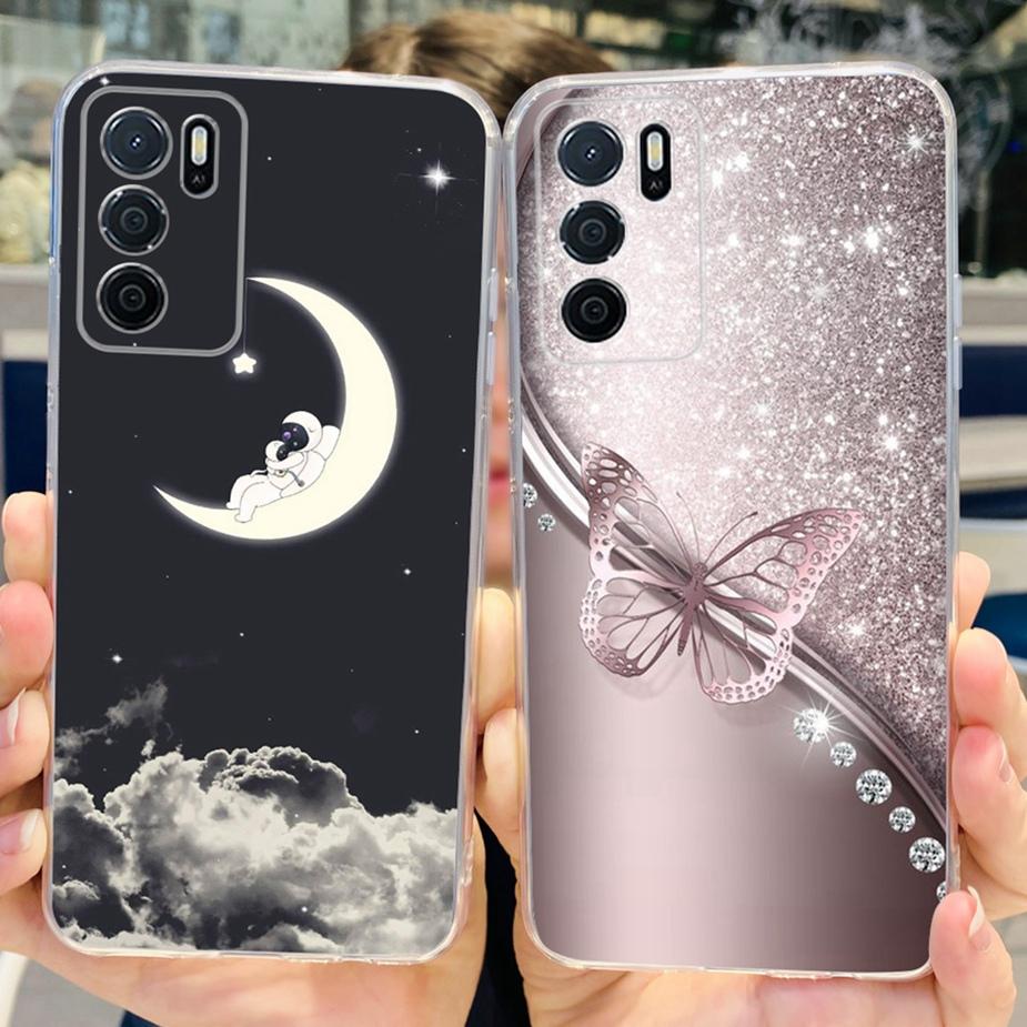 Für Oppo A16 A16s Hülle Stylische Bemalte Rückseite Weiche Dünne Handyhülle Für Oppo A16s OppoA16 s CPH2269 Hülle Fundas Bumper Schale