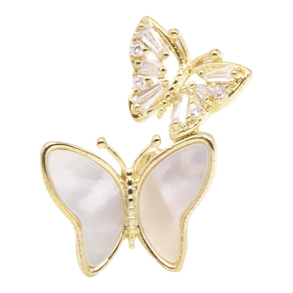 FREE ANGEL Small Hat Tissue 3A Zircon 18k Natural Independent Elegant and White Entrance Stylish Butterfly, Brooch, Pin, Clip, Pin, Stone, Plating,