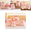 Adorable Pink Pig Plush Toy With Bow Perfect For Birthday Gifts And Collectibles