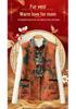 Women's Chinese Style Leather & Fur Vest for Moms & Middle-Aged