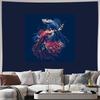 Anime Tapestry Wall Hanging Japanese Koi Fish Art Home Decor Bedroom Dorm Room Aesthetic Wall Decor