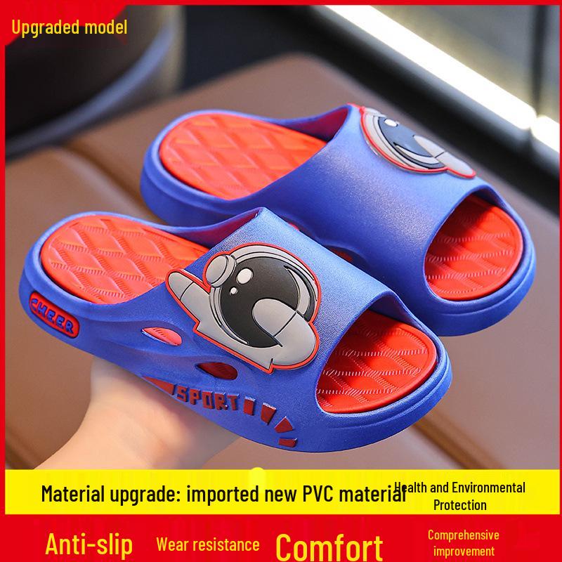2025 Neue rutschfeste Sommer-Hausschuhe/Sandalen für Jungen (Innen/Außen): Trendig, Cool, Langlebig für den Gebrauch im Kinderzimmer und Badezimmer