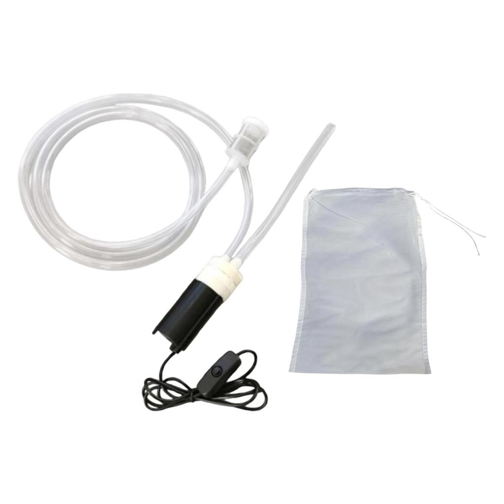 Portable Mini Electric Wines Pump USB Rechargeable Water Transfer Kit Self Priming Food Grade for Home Brewing Accessories