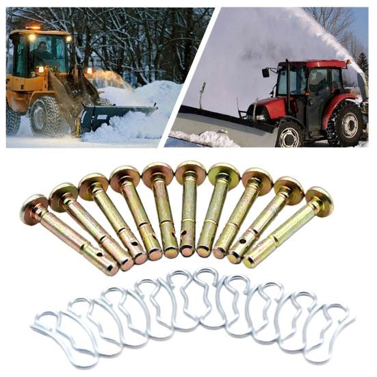 Kit de pinos de cisalhamento de alta densidade, 20 peças, kit de pinos de metal anti-dobra, adequado para sopradores de neve, substitui para soprador de neve