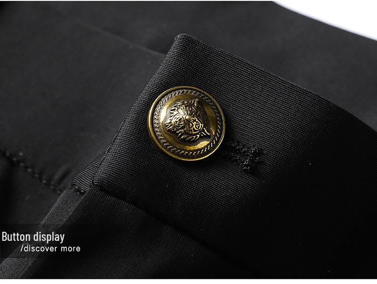 Men's Four-Way Stretch Casual Pants: Autumn/Winter Straight-Fit, High-Elastic Business Trousers